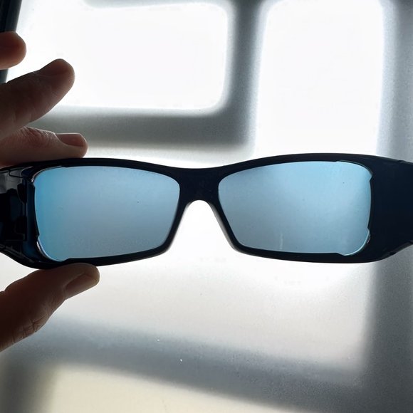 Oakley Antix 03-700 130 Black with TORCH IRIDIUM LENS Plastic Authentic Mens Sun - Picture 8 of 10